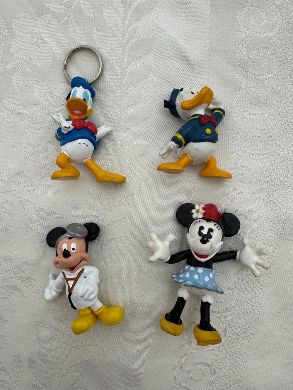 Disney vintage bundle incl Bullyland Mickey from Germany & key ring Donald (mlb)